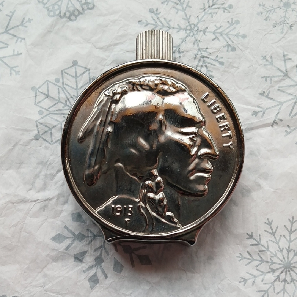 🍊3/$15🍊 Vintage Avon Buffalo Nickel Bottle